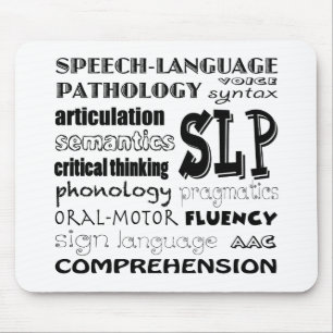 Mousepad Patologista da língua do discurso