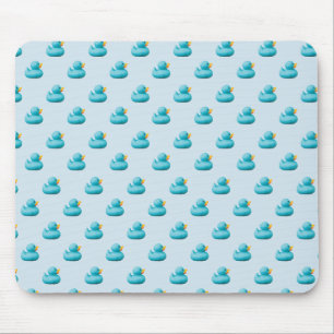 Mousepad Patos de borracha azul personalizáveis por armazen