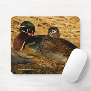 Mousepad Patos de madeira em log