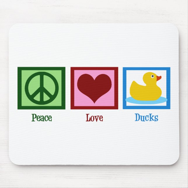 Mousepad Patos de Paz e Amor (Frente)