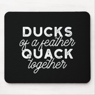 Mousepad Patos Engraçados Bonitos Citação II Preto Ver