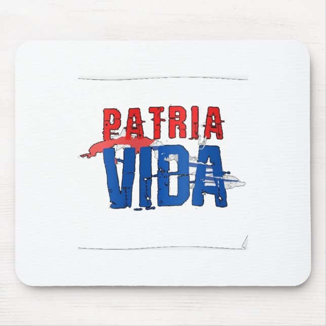 Mousepad Patria y vida (Frente)