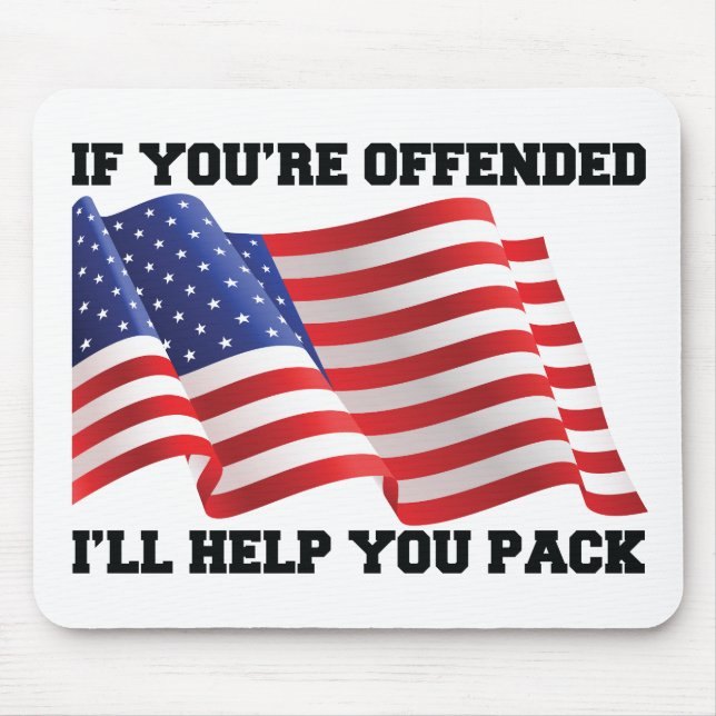 Mousepad Patriota Americano (Frente)
