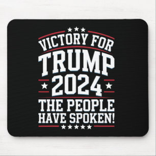 Mousepad Patriotic Trump 2024 Victory Design Para Os Apoian