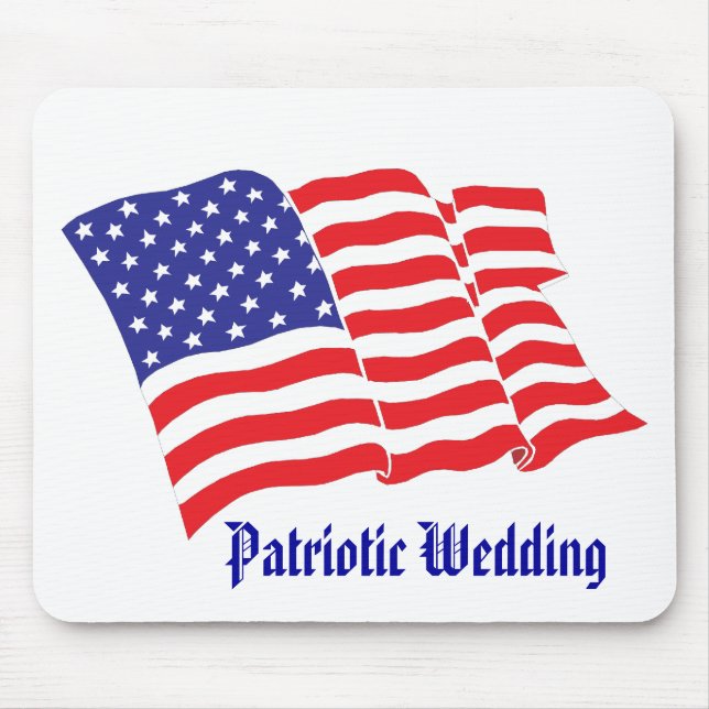 Mousepad Patriotic Wedding (Frente)