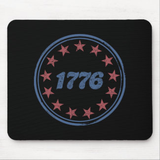 Mousepad Patriótico 1776 América Retrô 4 de Julho Independe