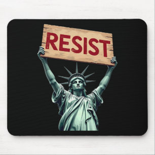 Mousepad Patriótico 4 De Julho Estátua Da Liberdade Resiste