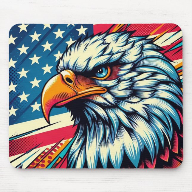 Mousepad patriótico americano (Frente)