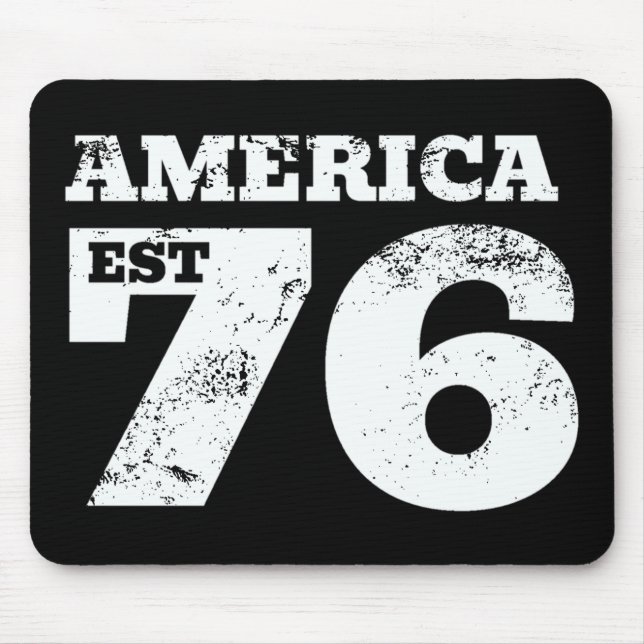 Mousepad Patriótico Americano Est 1776 (Frente)