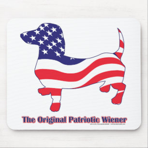 Mousepad Patriótico Dachshund - Doxie