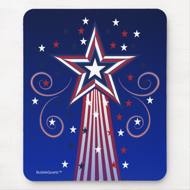Mousepad patriótico das estrelas (Frente)