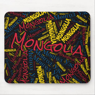 Mousepad Patriótico Delicioso das Cores da Bandeira da Mong