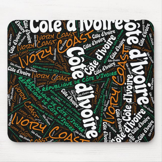 Mousepad Patriótico Delicioso das Cores de Bandeira da Cost (Frente)