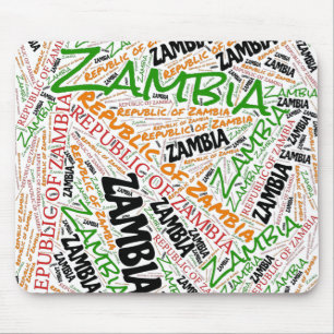 Mousepad Patriótico Delicioso das Cores de Bandeira da Zâmb