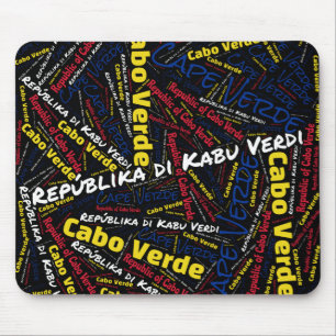 Mousepad Patriótico Delicioso das Cores de Bandeira de Cabo