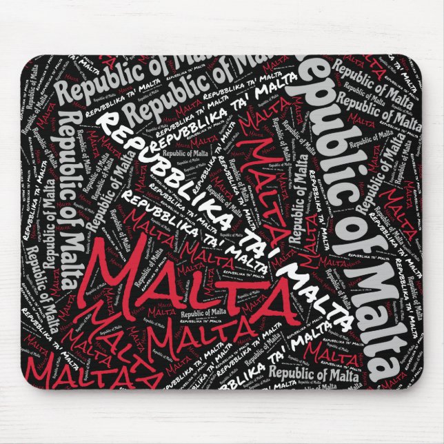 Mousepad Patriótico Delicioso das Cores de Bandeira de Malt (Frente)
