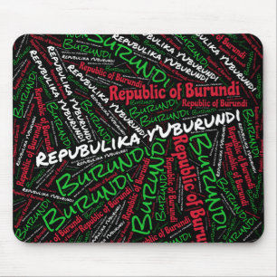 Mousepad Patriótico Delicioso das Cores de Bandeira do Buru