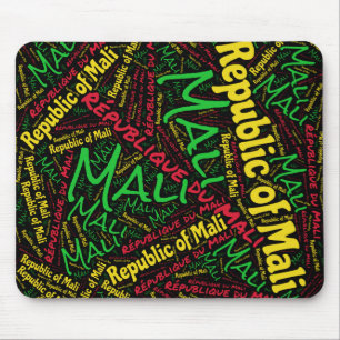 Mousepad Patriótico Delicioso das Cores de Bandeira do Mali