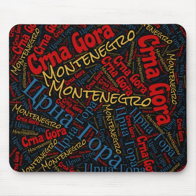 Mousepad Patriótico Delicioso das Cores de Bandeira do Mont (Frente)