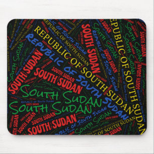 Mousepad Patriótico Delicioso das Cores de Bandeira do Sudã