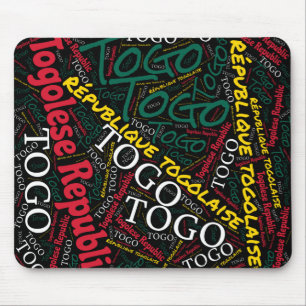 Mousepad Patriótico Delicioso das Cores de Bandeira do Togo