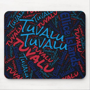 Mousepad Patriótico Delicioso das Cores de Bandeira Tuvalu