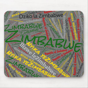 Mousepad Patriótico Delicioso das Cores de Bandeiras do Zim