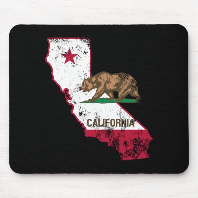 Mousepad Patriótico do Estado da Califórnia (Frente)