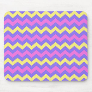 Mousepad Patrulha Zigzag (geel, paars en roze)