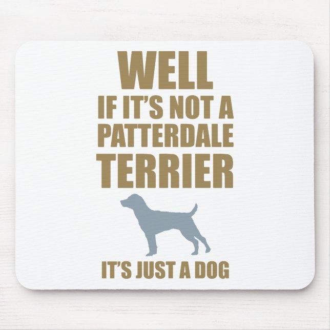 Mousepad Patterdale Terrier (Frente)