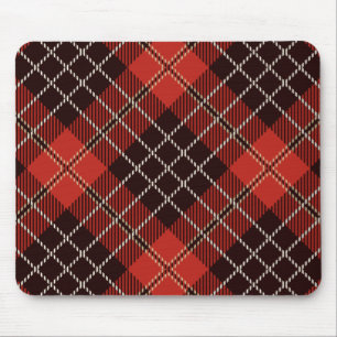 Mousepad Patterno Colorfull Scottish Geométrico Vintage
