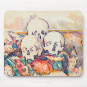 Mousepad Paul Cezanne - A Aquarela de Três Crânios