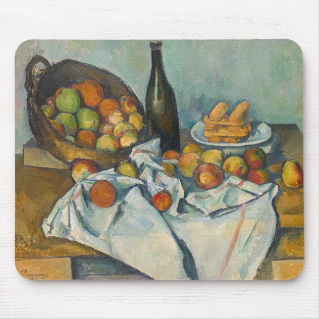 Mousepad Paul Cezanne - A Cesta de Maçãs (Frente)