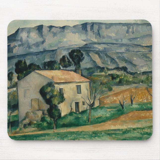 Mousepad Paul Cezanne - Casa em Provença (Frente)
