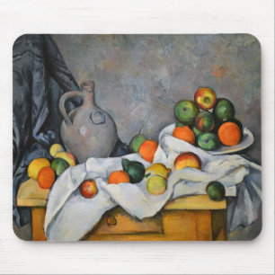 Mousepad Paul Cezanne - Cortina, Jug e Fruta Bowl