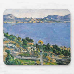 Mousepad Paul Cezanne L'Estaque, vista da baía de Marse