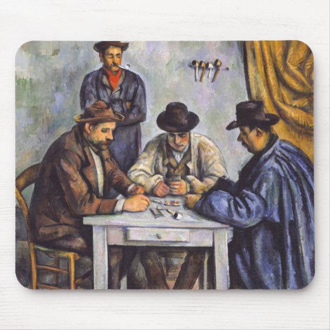 Mousepad Paul Cezanne - Os Jogadores De Cartão (Frente)