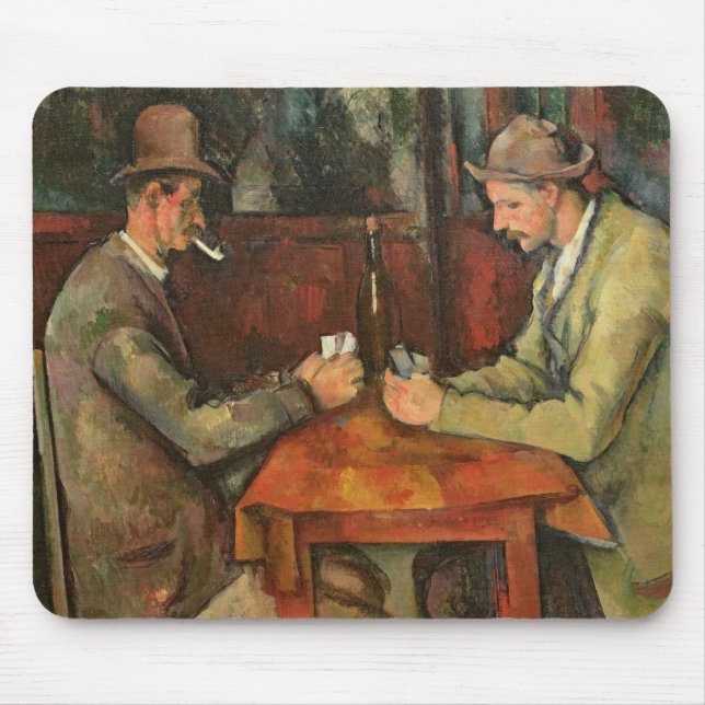 Mousepad Paul Cezanne| Os Jogadores De Cartão 1893-96 (Frente)