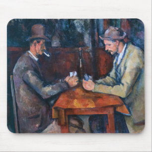 Mousepad Paul Cezanne trabalho de arte - Os Jogadores De Ca