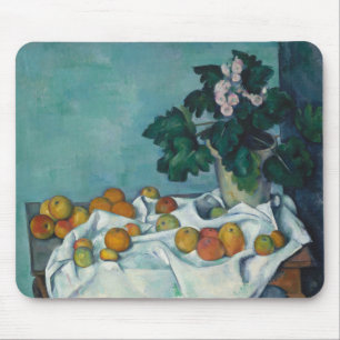 Mousepad Paul Cezanne Vida Estática com Maçãs e um Pot