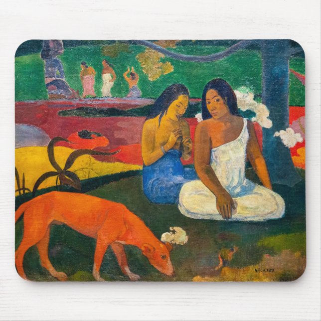 Mousepad Paul Gauguin - Árearea / O Cachorro Vermelho (Frente)