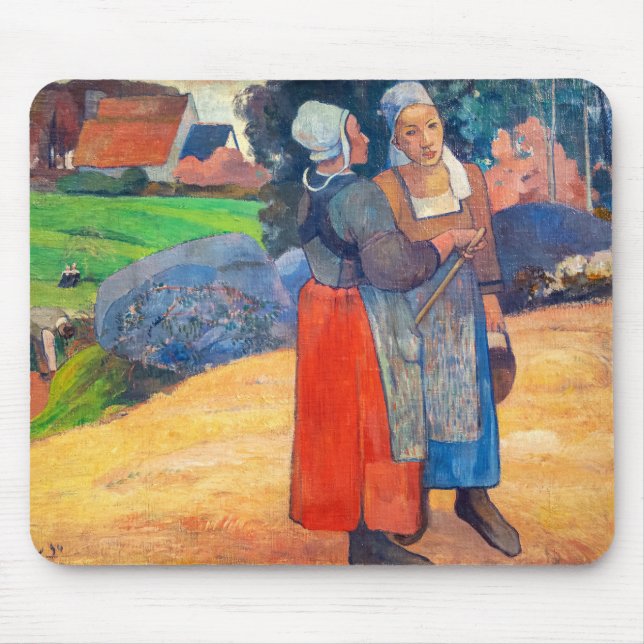 Mousepad Paul Gauguin - Camponesas Bretãs (Frente)