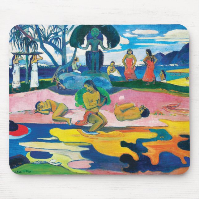 Mousepad Paul Gauguin Day of God (Mahana no atua) Art (Frente)