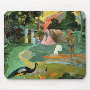 Mousepad Paul Gauguin Matamoe ou, paisagem com pavões