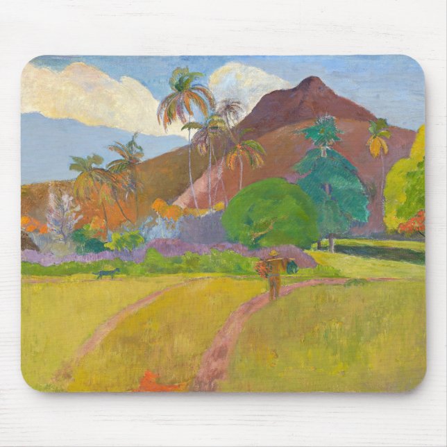 Mousepad Paul Gauguin - Paisagem Tahitiana (Frente)