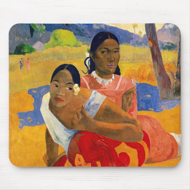 Mousepad Paul Gauguin - Quando Você Irá se Casar?  (Frente)