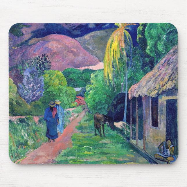 Mousepad Paul Gauguin - Rua no Taiti (Frente)