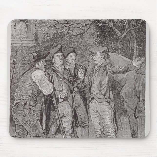 Mousepad Paul Revere em Lexington (Frente)