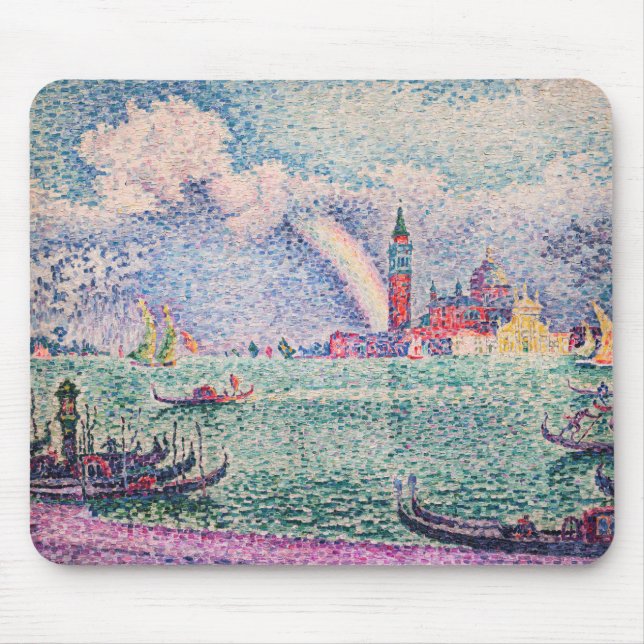 Mousepad Paul Signac - Arco-Íris, Veneza (Frente)