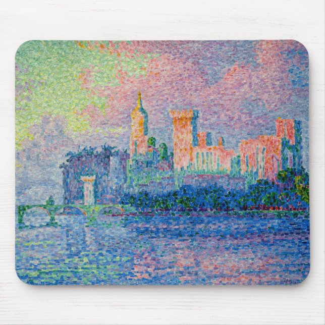 Mousepad Paul Signac - O Palácio Papal, Avignon (Frente)